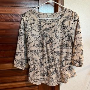 Cream blouse, medium.
